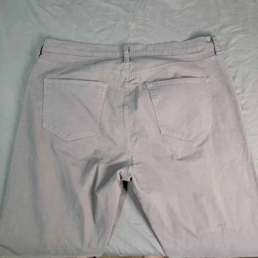 Flint And Tinder Huckberry 365 Pants Men's 36x32 Gray Slim Fit Stretch Chino